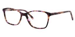  Venetia Rectangle Purple Floral Glasses3