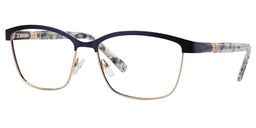 Victoria Rectangle Dark Blue Glasses3