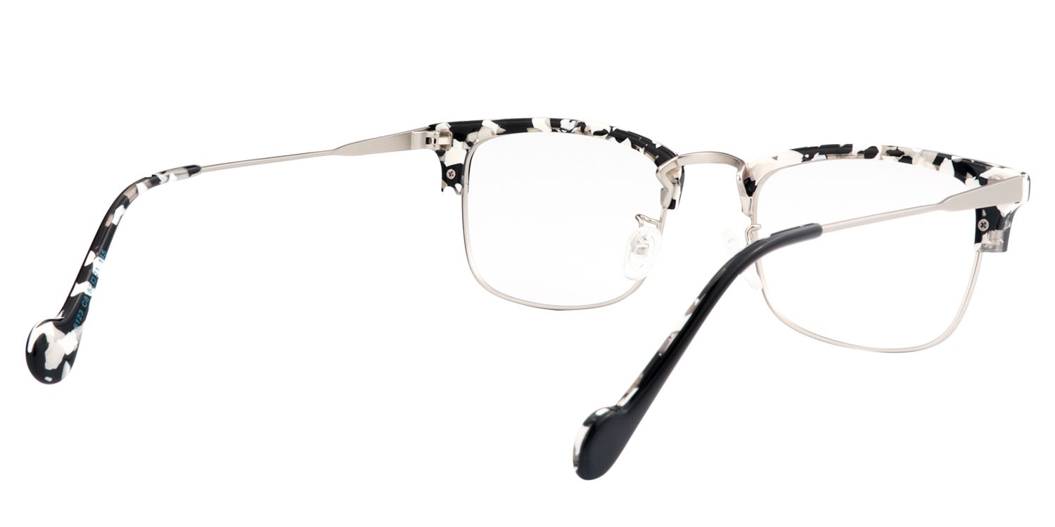 Browline Black Glasses | Zeelool Glasses5