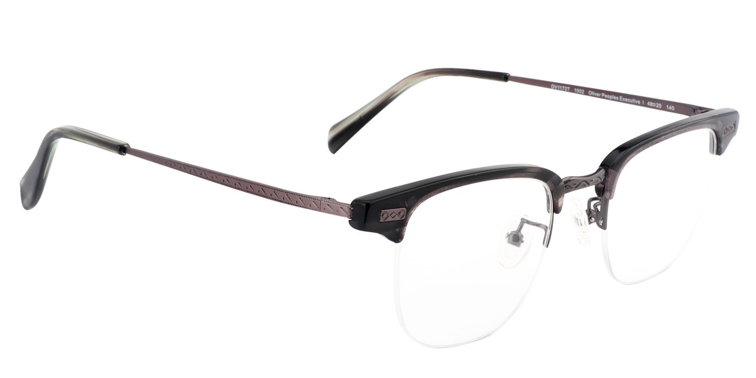 Browline Brown Glasses | Zeelool Glasses3