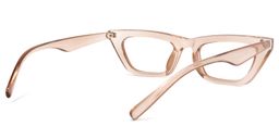 Priya Cateye Beige Glasses4