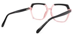 Norah Geometric Pink Glasses4