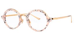 Fiona Round Floral Glasses2