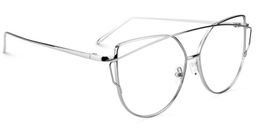 Selina  Aviator Silver Glasses3