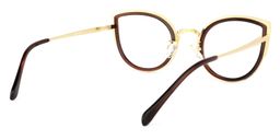 Quillan Cateye Brown Glasses4