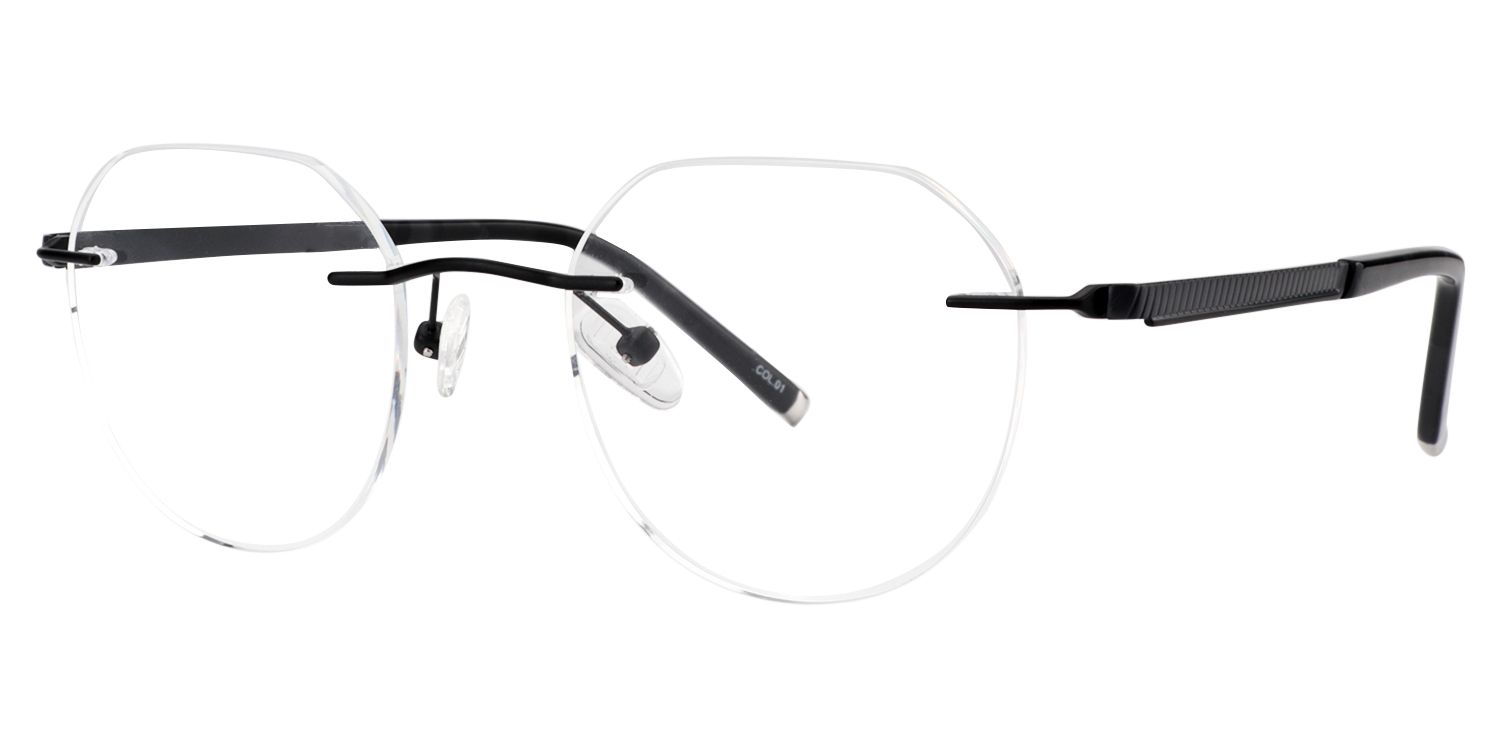 Round Black Glasses | Zeelool Glasses2