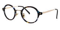 Beale Round Blue&Black Glasses3