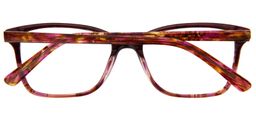Cecilia Floral Rectangle Glasses2
