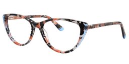 Benson Oval Red Floral Glasses3