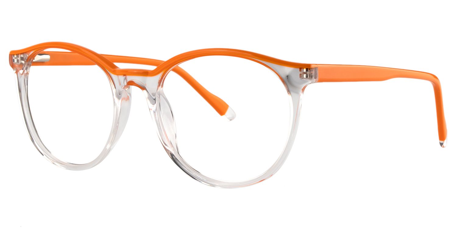 Round Orange Glasses | Zeelool Glasses3