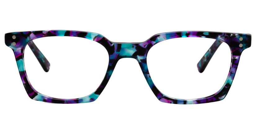 Christopher Square Blue Pattern Glasses