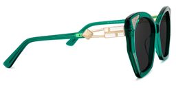 Routh Geometric Green Sunglasses3
