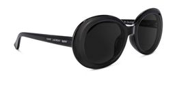 Elinor Oval Black Sunglasses2