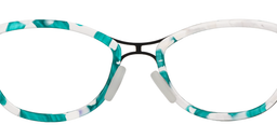 Winni Oval Green Glasses4