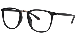 Devin Rectangle Black Glasses3