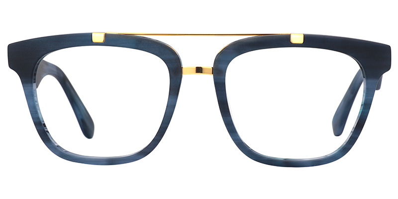 Benson Aviator Blue Glasses