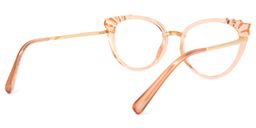River Cateye Beige Glasses4