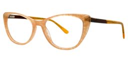 Sakura Cat eye Beige Glasses2
