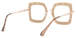 Tucker Square Beige Glasses4