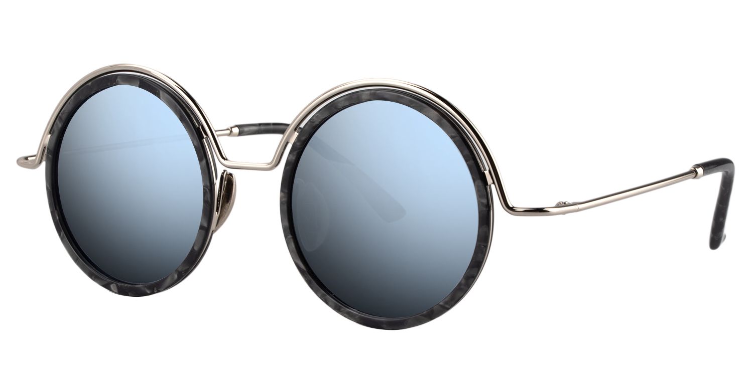 Round Gray Tortoise Sunglasses | Zeelool Sunglasses3
