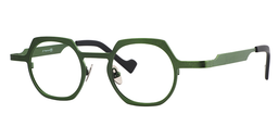 Hilary Geometric Green Glasses2