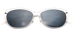  Abraham Cat-eye Clear Sunglasses1