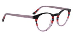 Margaret Round Light Purple Glasses3