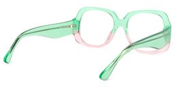 Erkrath Square Green-Pink Glasses4