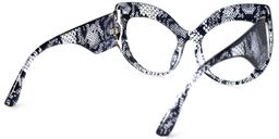 Kait Cat-eye Black Glasses4