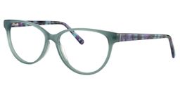 Agrippina Oval Green Glasses2