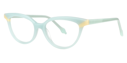 Lois Cat Eye Light Green Glasses2