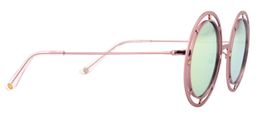 Isabella Round Rose-Gold Sunglasses4
