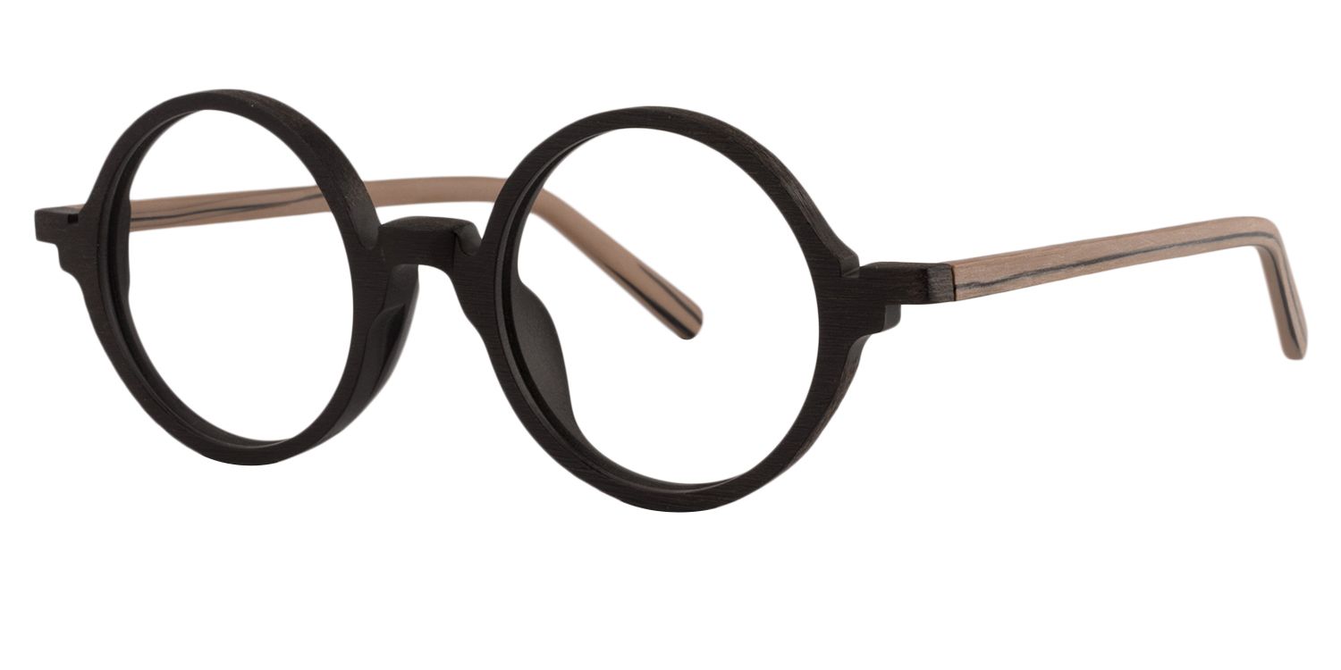 Round Brown Glasses | Zeelool Glasses3