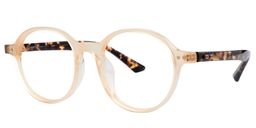 Edwina Round Yellow Glasses 2