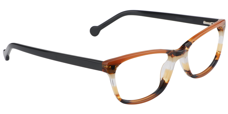 Rectangle Brown Glasses | Zeelool Prescription Glasses3