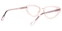Cosme Cateye Pink Glasses4