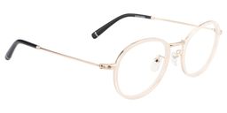 Tom Round Beige Glasses 3