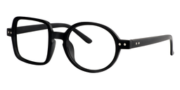 Tony Asymmetric Black Glasses 5