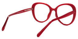 Elena Round Red Glasses4