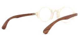 Charlie Round White Glasses4