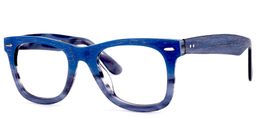 Willy Rectangle Blue Glasses2