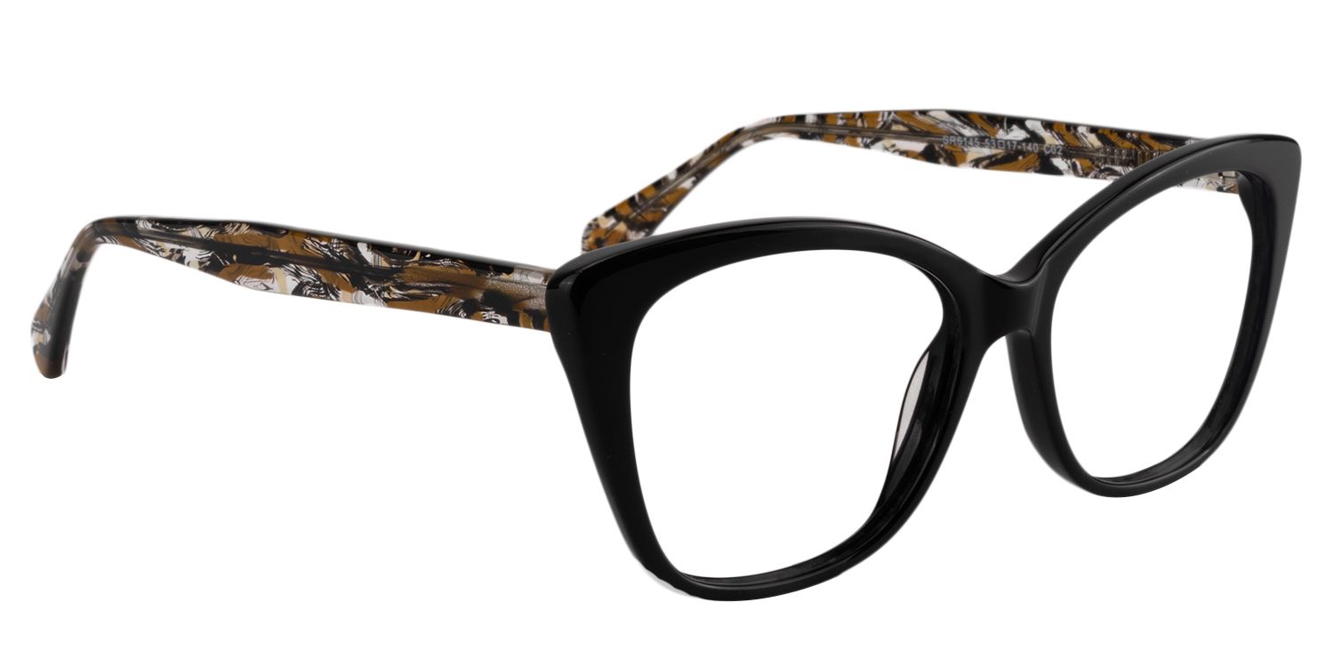 Square Black Glasses | Zeelool Glasses2