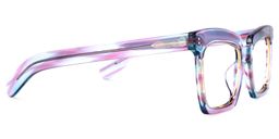 Corrales Square Purple-Blue Glasses3