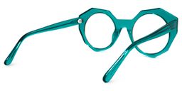 Bogar Geometric Green Glasses4