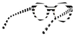 Bogar Geometric Black-White Glasses4