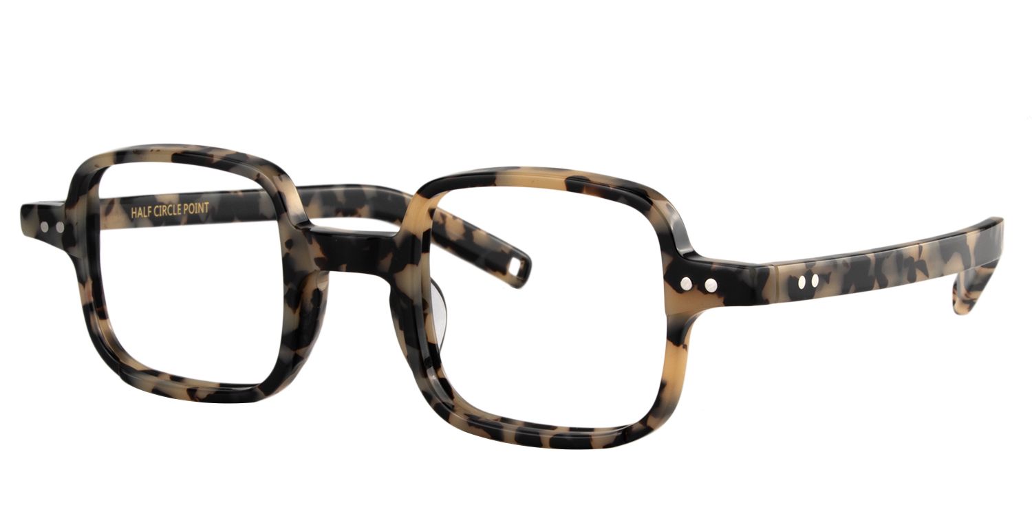Square Light Tortoise Glasses | Zeelool Glasses3