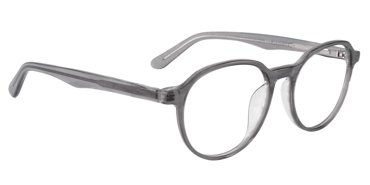 Round Gray Glasses | Zeelool Glasses3