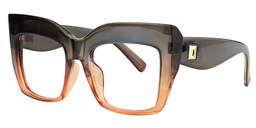 Alberta Cat Eye Brown Glasses2