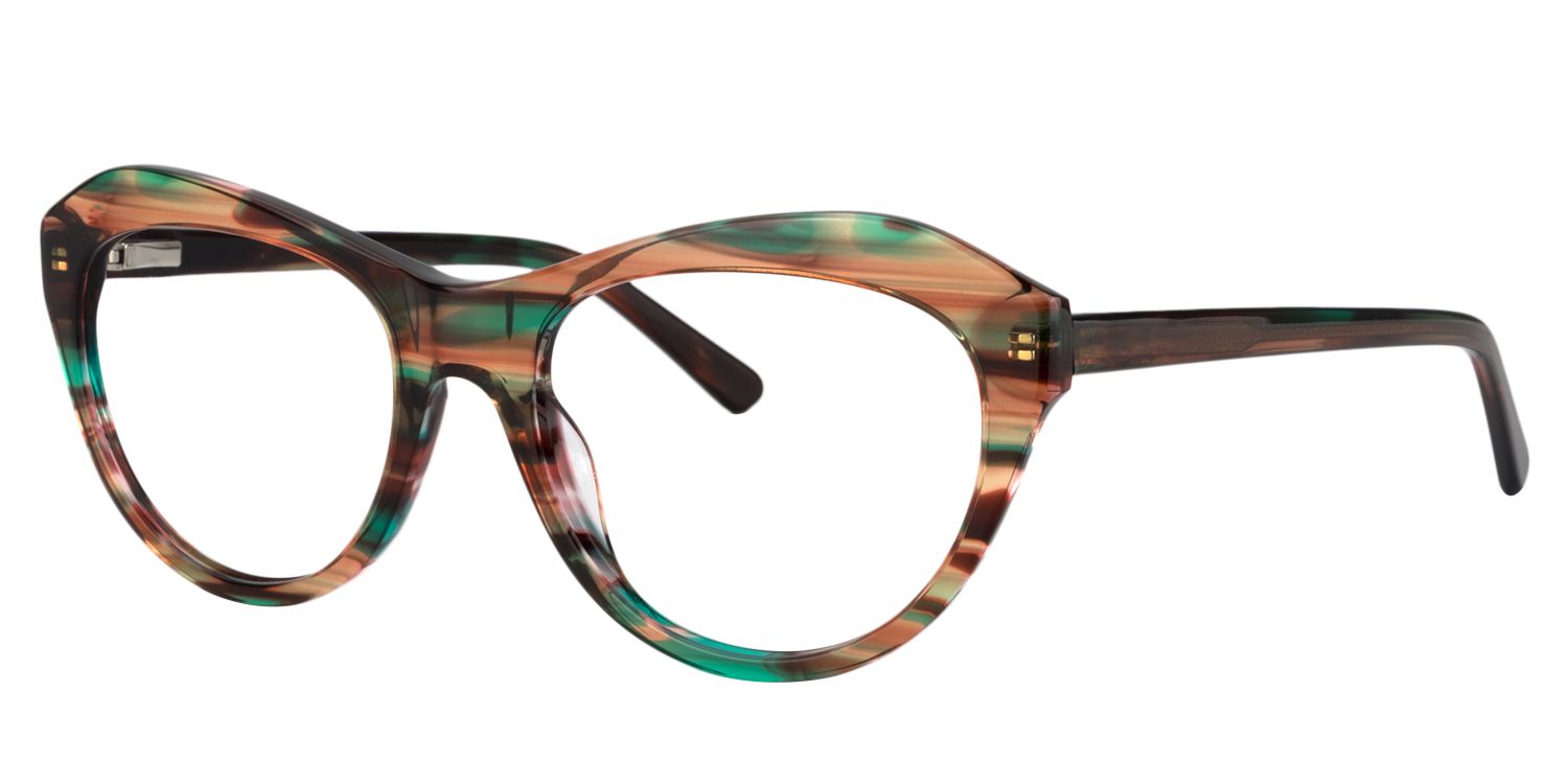 Browline Brown Glasses | Zeelool Glasses3