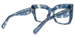Charmaine Cat Eye Blue Glasses4